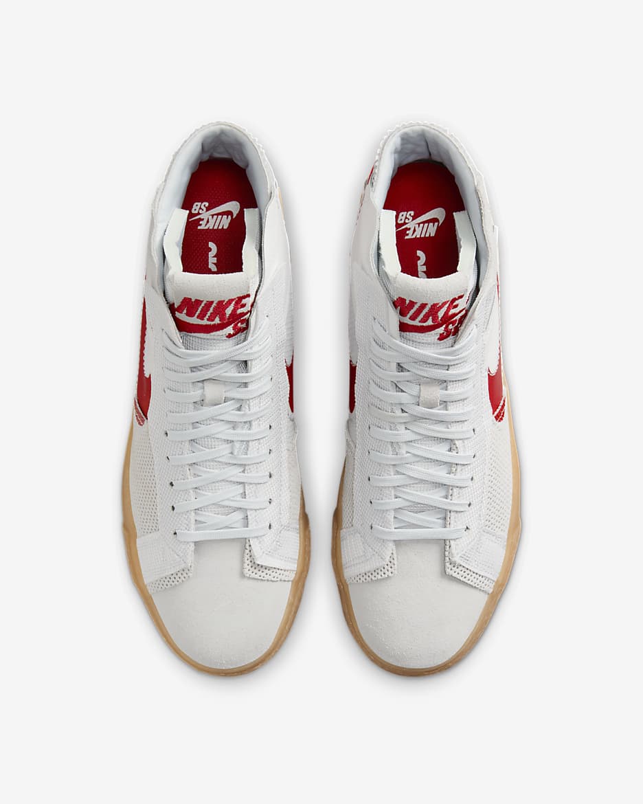 Nike sb blazer low white red hotsell